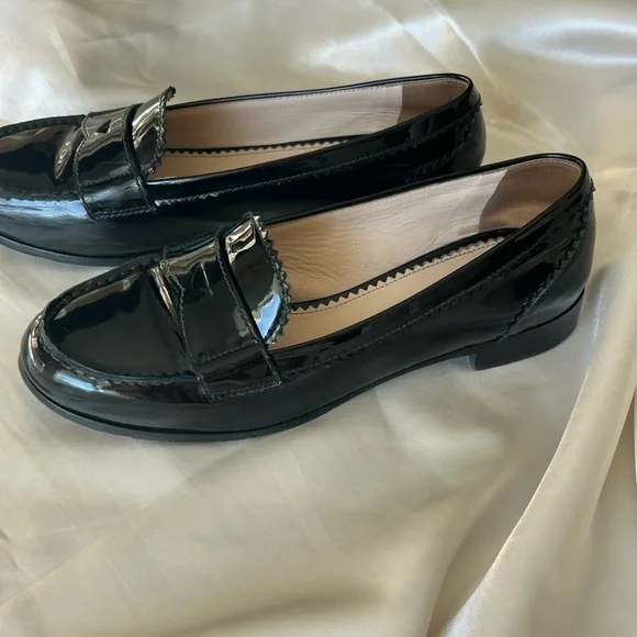 Prada Shiny Black Loafers - Picture 2 of 4